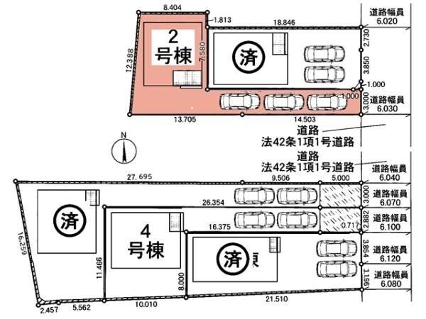 豊田市井上町新築戸建全5棟2号棟