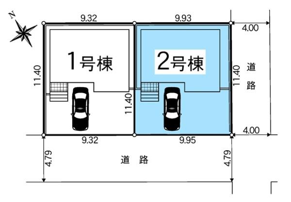 岡崎市渡町新築戸建全2棟2号棟