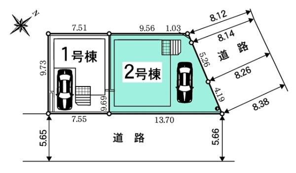 岡崎市宮地町新築戸建全2棟2号棟
