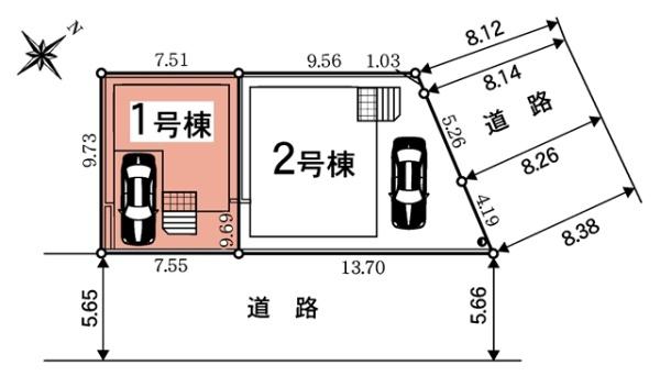 岡崎市宮地町新築戸建全2棟1号棟