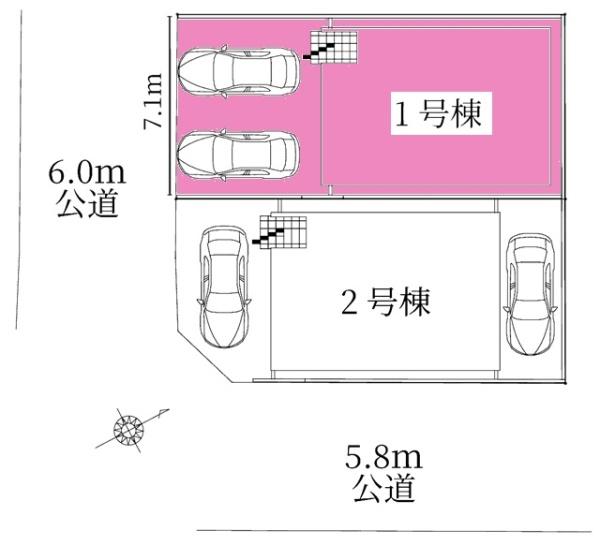 豊田市畝部東町新築戸建全2棟　1号棟