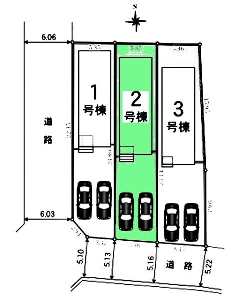 豊田市平和町新築戸建全3棟2号棟