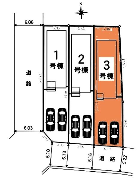 豊田市平和町新築戸建全3棟3号棟