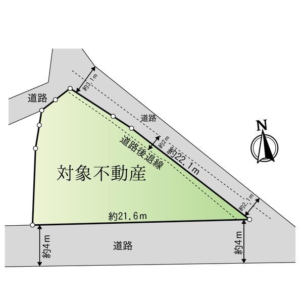 落合南2丁目　土地