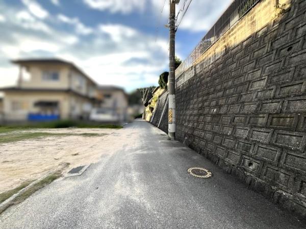 広島市安佐北区可部6丁目の土地(前面道路含む現地写真)