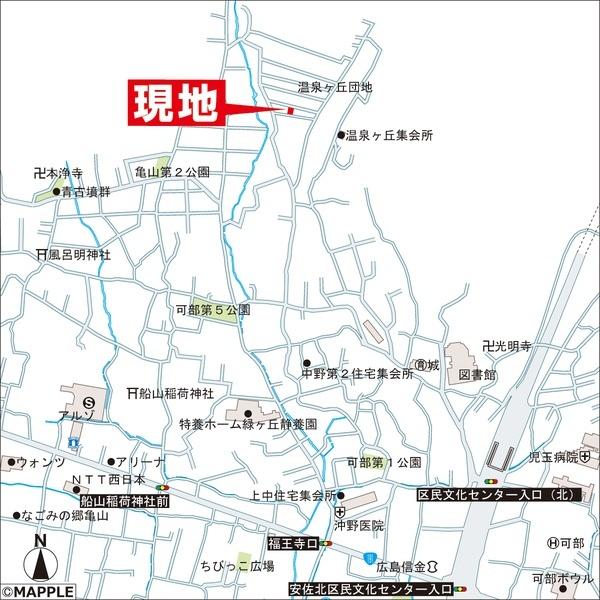 広島市安佐北区可部６丁目の土地