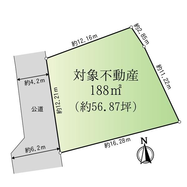 亀山6丁目　土地