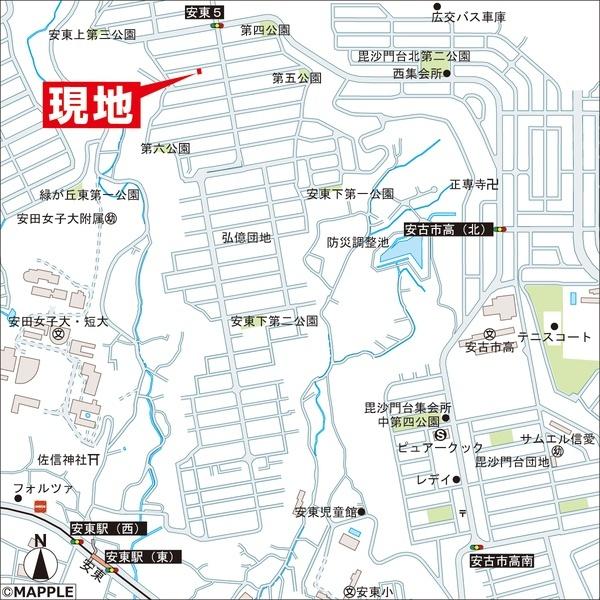 広島市安佐南区安東５丁目の土地