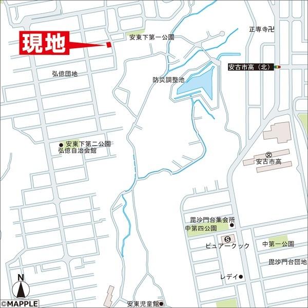 広島市安佐南区安東４丁目の土地