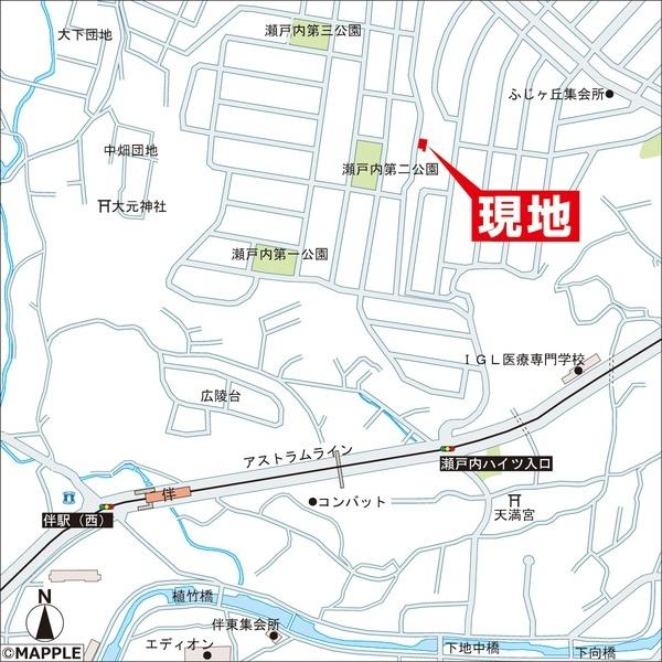 広島市安佐南区伴東１丁目の土地