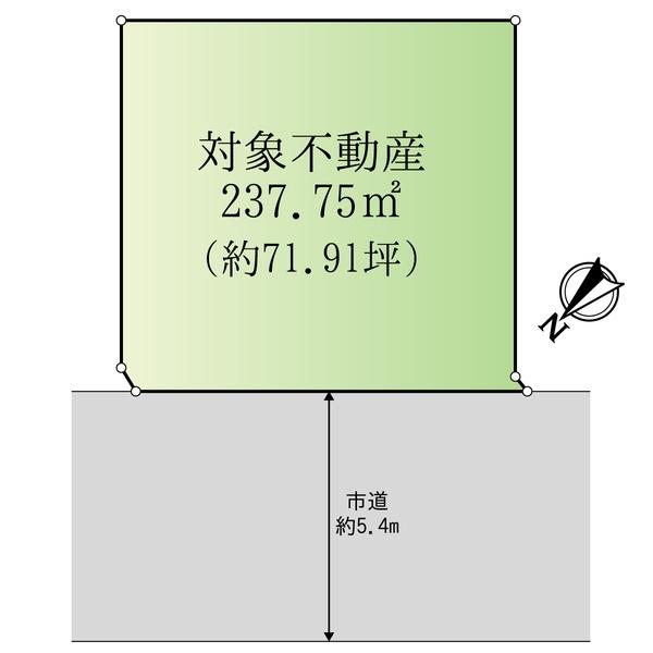 広島市安佐北区口田３丁目の土地