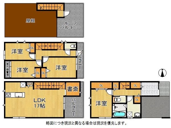 明石市材木町　新築一戸建て　１期　B号棟