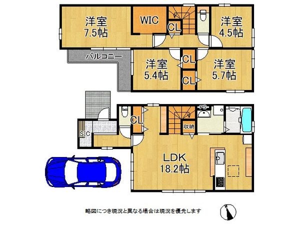 明石市松が丘５丁目　新築一戸建て　１期　３号棟