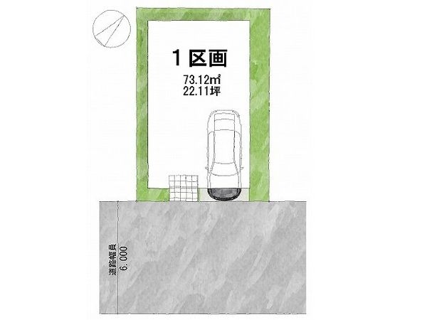 明石市大久保町わかば　建築条件付き土地　全１区画