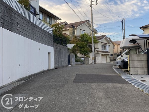 神戸市須磨区南落合1丁目 新築一戸建て 第1 2号地(前面道路含む現地写真)