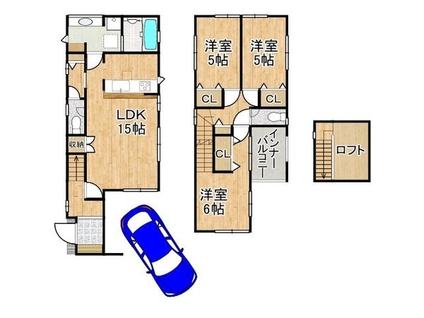 神戸市西区竹の台１丁目　新築一戸建て　２期　１号棟