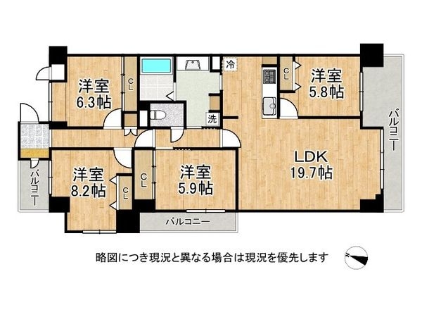 エリオ西神南壱号棟１Ｂ　中古マンション