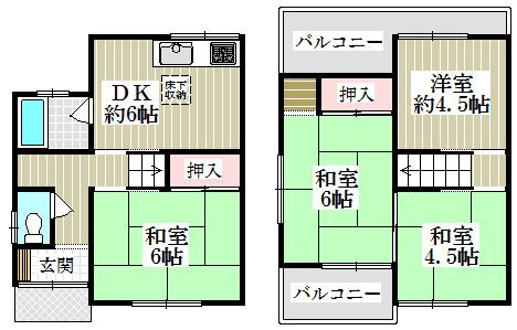 寝屋川市池田北町　中古戸建