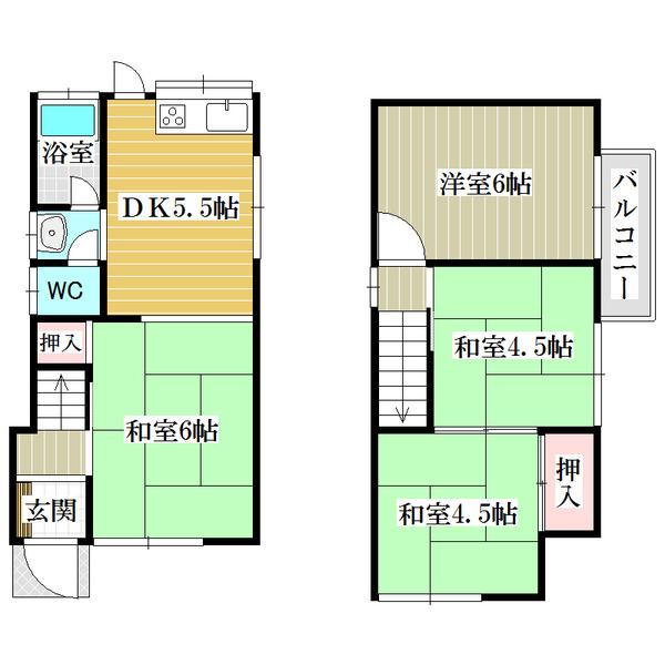 枚方市小倉町の中古一戸建