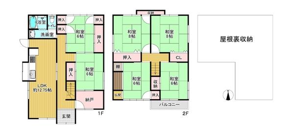 寝屋川市成田東町の中古一戸建