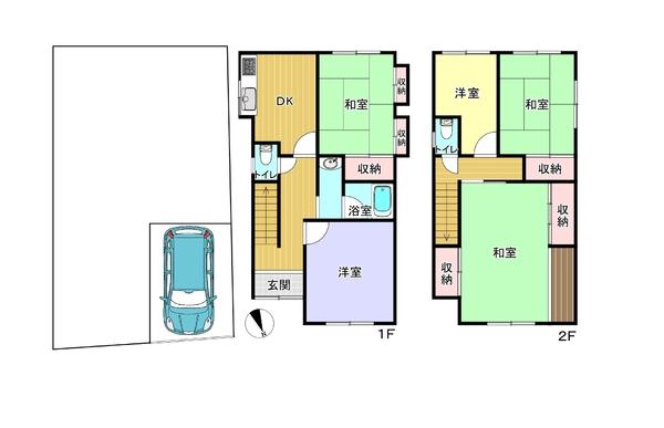 寝屋川市太秦緑が丘の中古一戸建