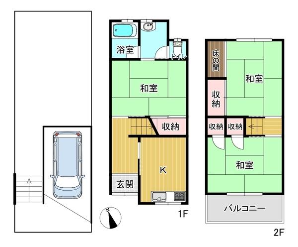 寝屋川市川勝町の中古一戸建て