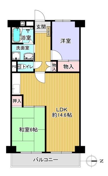 伏見日光ハイツ　2号棟