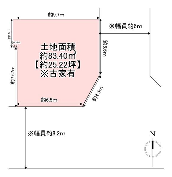 八幡市八幡小松の売土地