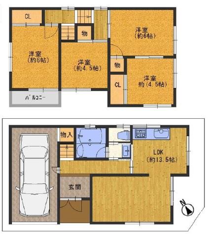 枚方市長尾家具町３丁目の中古一戸建