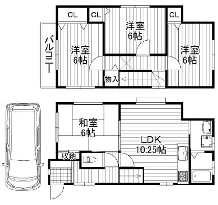 枚方市長尾谷町１丁目の中古一戸建て