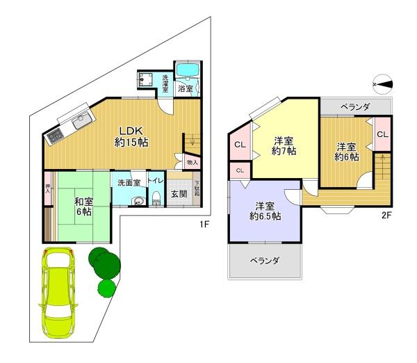 枚方市招提南町３丁目の中古一戸建て