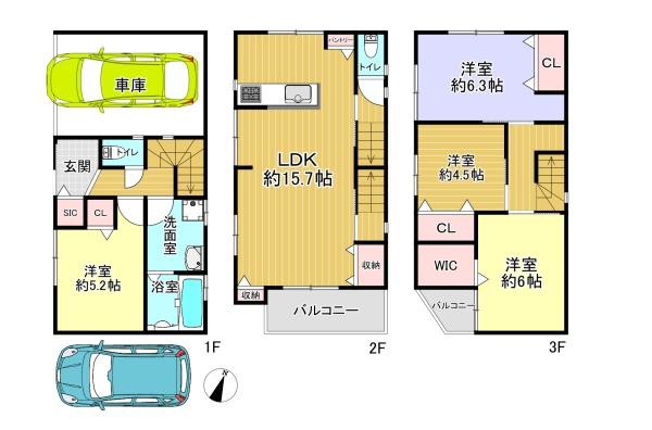 枚方市須山町の新築一戸建