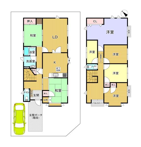 枚方市茄子作北町の中古一戸建
