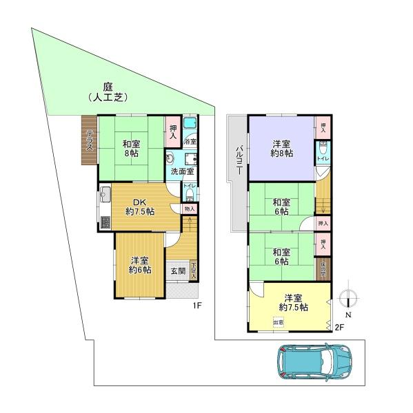 茨木市丑寅２丁目の中古一戸建