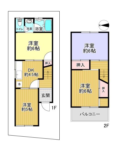 寝屋川市美井元町の中古一戸建