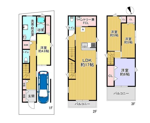 枚方市池之宮１丁目の新築一戸建