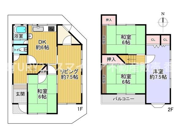 寝屋川市対馬江東町の中古一戸建て