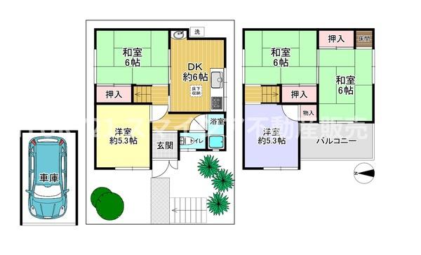 寝屋川市国松町の中古一戸建