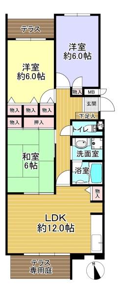 グリーンタウン東香里Ｂ棟