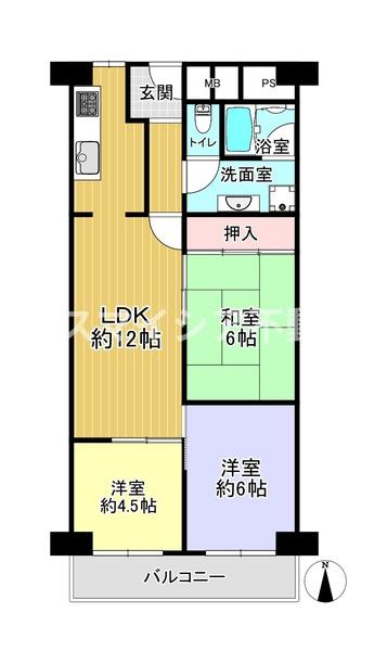 労住まきのハイツ一号棟
