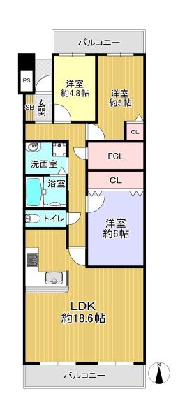 グリーンタウン香里ヶ丘　C棟