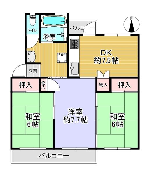 香里三井H住宅　99号棟
