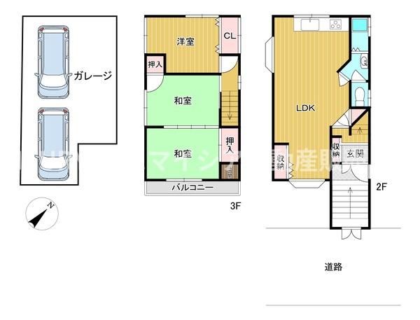 枚方市津田西町３丁目の中古一戸建
