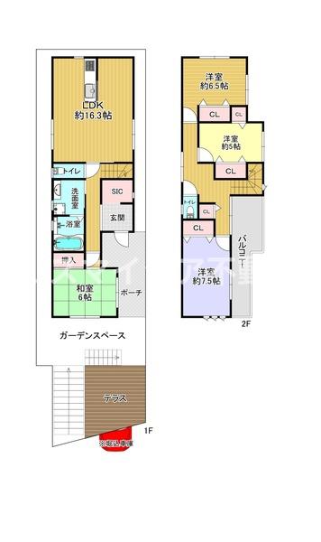 枚方市香里園桜木町の新築一戸建