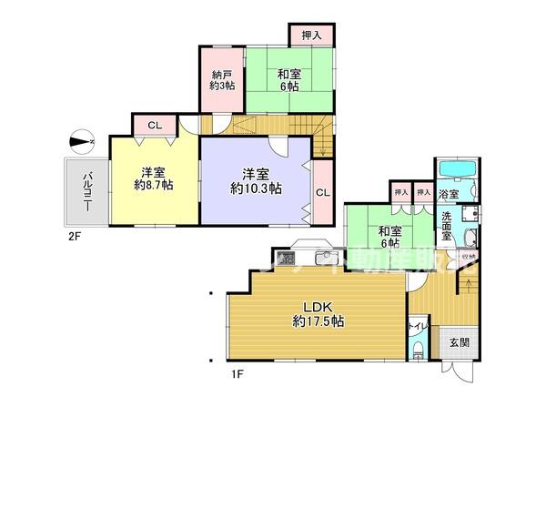 寝屋川市明徳２丁目の中古一戸建