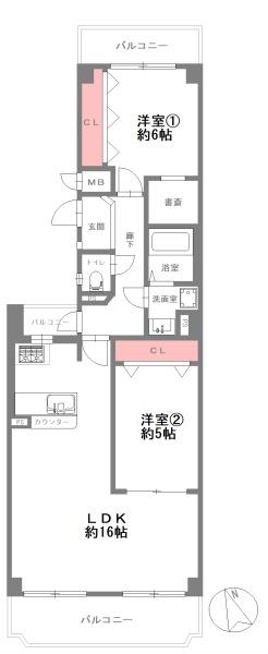 ローズハイツ香里園　1号棟