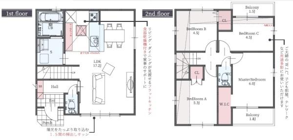 枚方市北片鉾町の新築一戸建