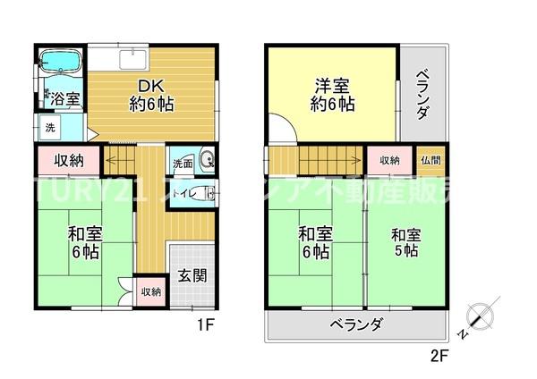 枚方市堂山１丁目の中古一戸建
