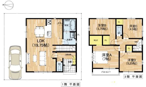 枚方市牧野本町２丁目の新築一戸建