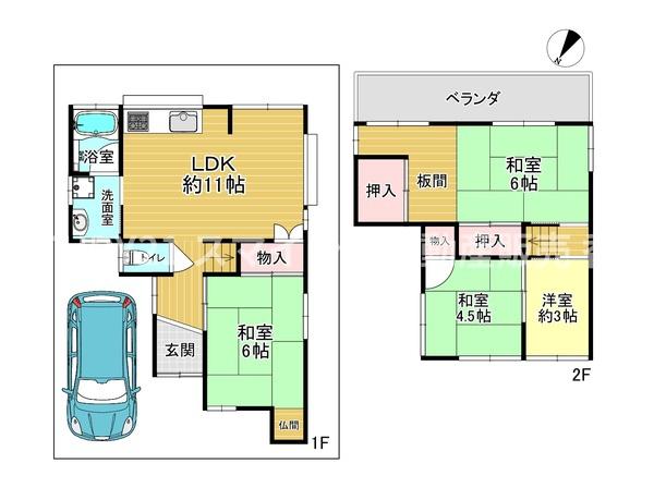 交野市私部４丁目の中古一戸建